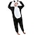 preiswerte Kigurumi Pyjamas-Erwachsene Kigurumi-Pyjamas Nachtwäsche Tarnfarben Panda Tier Pyjamas-Einteiler Flanell Vlies Cosplay Für Herren und Damen Weihnachten Tiernachtwäsche Karikatur Fest / Feiertage Kostüme