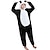 economico Pigiami Kigurumi-Per adulto Pigiama Kigurumi Pigiami e camicie da notte Mimetico Panda Animali Pigiama a pagliaccetto Flanella Vello Cosplay Per Uomini e donne Natale Pigiama a fantasia animaletto cartone animato