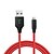 billige Mobiltelefonkabler-USB 2.0 / Belysning Kabel 1m-1.99m / 3ft-6ft Flettet Nylon USB-kabeladapter Til iPad / Apple / iPhone
