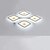cheap Ceiling Lights-Modern/Contemporary LED Flush Mount Ambient Light For Living Room Bedroom Kitchen Dining Room Study Room/Office Yellow 220-240V 6080lm