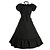 cheap Lolita Fashion Costumes-Princess Sweet Lolita Dress Women&#039;s Girls&#039; Cotton Japanese Cosplay Costumes Black / Gray / Fuchsia Vintage Puff / Balloon Sleeve Short Sleeve Medium Length