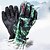 billige Skihandsker-Skihandsker Herre Dame Snesport Fuld Finger Vinter Vandtæt Vindtæt Hold Varm kunstlæder polyester 100% Polyester Ski