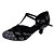 abordables Zapatos de salón y de baile moderno-Mujer Zapatos de Baile Moderno Sandalia Tacón Personalizado Brillantina Negro / Rojo / Marrón / Interior / Rendimiento / Entrenamiento / Profesional / EU40