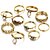 cheap Rings-Gold Silver Alloy Princess Ladies Unusual Unique Design One Size / Women&#039;s