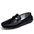 cheap Men&#039;s Slip-ons &amp; Loafers-Men&#039;s Shoes Cowhide Summer Fall Moccasin Driving Shoes Loafers &amp; Slip-Ons Walking Shoes For Casual Office &amp; Career White Black Blue