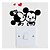 cheap Decorative Wall Stickers-Cartoon Wall Stickers Living Room, Pre-pasted PVC Home Decoration Wall Decal 12*9cm