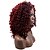 billige Syntetiske Lace-parykker i premiumkvalitet-Syntetisk Lace Front Parykker Kinky Curly Kinky Krøller Blonde Front Paryk Medium Længde Rød Syntetisk hår Dame Natural Hairline Rød