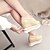 billige Flade sko til kvinder-Dame Fladsko Flade hæle Rund Tå Komfort Lysende såler Afslappet udendørs Office &amp; Karriere Nitte Snøring PU Sommer Vinter Hvid / Sort / Beige