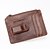 cheap Wallets-Unisex Bags Cowhide Card &amp; ID Holder / Zipper Solid Colored Black / Brown