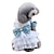 cheap Dog Clothes-Dog Dress Puppy Clothes British Classic Fashion Dog Clothes Puppy Clothes Dog Outfits Dark Blue Light Blue Costume for Girl and Boy Dog Denim XS S M L XL