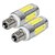 ieftine Becuri Porumb LED-2pcs 3 W Becuri LED Corn 300 lm E14 5 LED-uri de margele COB Alb Rece 85-265 V / 2 bc