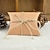abordables Cajas de dulces de boda-Boda Tema Clásico Cajas de regalos Papel de tarjeta Cintas 50