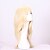 preiswerte Kostümperücke-Kunsthaarperücke gerader Stil mit Pony Kappenlos Perücke blond blond Kunsthaar Damenblond Perücke lang
