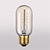 baratos Lâmpadas Incandescentes-1pç 40 W E26 / E27 T45 Branco Quente 2300 k Retro / Decorativa Incandescente Vintage Edison Light Bulb 220-240 V