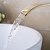billige Klassisk-Baderom Sink Tappekran - Forskyll / Foss / Utbredt Nikkel Børstet Centersat Enkelt Håndtak Et HullBath Taps