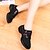 cheap Dance Sneakers-Women&#039;s Jazz Shoes / Dance Sneakers / Modern Shoes Fabric Split Sole Chunky Heel Non Customizable Dance Shoes White / Black / Indoor