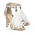 ieftine Sandale de Damă-Pentru femei Sandale Sandale de cristal Toc Stilat Pantofi vârf deschis Perle / Franjuri Lână Primăvară / Vară Alb / Nuntă / Party &amp; Seară / Party &amp; Seară