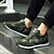 abordables Zapatillas deportivas de mujer-Unisex Zapatos Cuero Primavera / Verano / Otoño Suelas con luz / Zapatos de los pares Zapatillas de Atletismo Paseo Plataforma Dedo redondo Con Cordón Verde