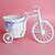 cheap Vases &amp; Basket-Tricycle Shape Tabletop Artificial Large Plastic Flowers Basket