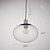 abordables Luces de isla-1 luz 25 cm (9,8 pulgadas) estilo mini lámpara colgante metal vidrio cromo tradicional / clásico 110-120v / 220-240v