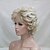 cheap Synthetic Trendy Wigs-Synthetic Wig Curly Curly With Bangs Wig Short Blonde Synthetic Hair Women&#039;s Blonde