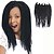 billiga Virkat hår-Hår till flätning Senegal twist Flätor Hårförlängningar av äkta hår 100% kanekalon hår Kanekalon 81 rötter Hårflätor Dagligen