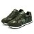 abordables Zapatillas deportivas de mujer-Unisex Zapatos Cuero Primavera / Verano / Otoño Suelas con luz / Zapatos de los pares Zapatillas de Atletismo Paseo Plataforma Dedo redondo Con Cordón Verde