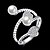 cheap Rings-Women&#039;s Ring Silver Sterling Silver Imitation Pearl Zircon Stylish Wedding Party Special Occasion Party / Evening Daily Casual Costume