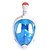 abordables Masques, tubas et palmes de plongée-Diving Mask Full Face Mask Underwater 180 Degree View Leak-Proof Waterproof Anti Fog Dry Top Single Window - Swimming Diving Scuba Silicone - For Adults Black Pink Blue