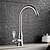 cheap Kitchen Faucets-Kitchen faucet - Contemporary Nickel Brushed Standard Spout Vessel / Single Handle One Hole
