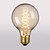 billige Glødelamper-1pc 60 W E26 / E27 G95 Varm hvit 2300 k Kontor / Bedrift / Dekorativ Glødende Vintage Edison lyspære 220-240 V
