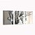 billiga Tryck-LED-kanvaskonst Blommig/Botanisk Traditionellt Klassisk,Tre paneler Horisontell Målning väggdekor For Hem-dekoration