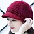 economico Cappelli da donna-Cappello Cappellino da baseball Per donna Nero Grigio Viola Fine settimana Tinta unita / Vintage