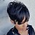 Χαμηλού Κόστους Περούκες από Ανθρώπινη Τρίχα Χωρίς Κάλυμμα-Μίγμα ανθρώπινων μαλλιών Περούκα Ίσιο Κλασσικά Σύντομα Hairstyles 2020 Berry Κλασσικό Ίσια Μηχανοποίητο Σκούρο Καφέ Καθημερινά