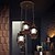 cheap Chandeliers-3-Light 30 cm Mini Style Designers Chandelier Metal Glass Painted Finishes Rustic / Lodge Vintage Retro 110-120V 220-240V