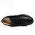 זול סניקרס לנשים-נשים נעליים דמוי עור אביב קיץ סתיו חורף קריפרס נעלי ספורט הליכה עקב טריז בוהן עגולה שרוכים עבור קזו&#039;אל לבן שחור