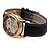cheap Mechanical Watches-Men&#039;s Skeleton Watch Wrist Watch Mechanical Watch Automatic self-winding Luxury Hollow Engraving Analog Black / Quilted PU Leather / Japanese