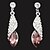 cheap Earrings-Drop Earrings Dangle Earrings For Women&#039;s Sapphire Crystal Citrine Party Wedding Birthday Crystal Alloy Solitaire Twisted Drop White Red Orange Green Purple