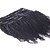 cheap Tape in Hair Extensions-Premierwigs Clip In Human Hair Extensions Curly Afro Kinky Curly Remy Human Hair Brazilian Hair Natural Black