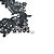 رخيصةأون السلاسل-نسائي قلادات ضيقة قلادة Y وردة مخصص تصميم فريد أساسي دانتيل أبيض أسود قلادة مجوهرات من أجل زفاف مناسبة خاصة الهالووين حفل / مساء خطوبة