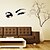 cheap Wall Stickers-Animals Holiday Leisure Wall Stickers Plane Wall Stickers Decorative Wall Stickers, Paper Home Decoration Wall Decal Wall Glass/Bathroom
