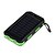 Недорогие Зарядные устройства для батарей-Банк мощности с солнечным зарядным устройством 20000mah фонарик компас USB для поездок на открытом воздухе