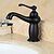 cheap Faucet Sets-Faucet Set - Widespread Nickel Brushed Centerset Single Handle One Hole