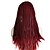 preiswerte Premiumperücken aus synthetischer Spitze-Synthetische Lace Front Perücken Spitzenfront Perücke Lang Rot Synthetische Haare Damen Geflochtene Perücke Afrikanische Zöpfe Rot