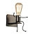 billige LED-væglys-lightinthebox rustik / lodge moderne moderne nyhed væglamper væglamper metal væglampe 110-120v 220-240v 40 w