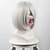 billige Halloween parykker-Cosplay Cosplay Herre Dame 14 inch Varmeresistent Fiber Sølv Anime Cosplay Parykker