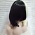 cheap Costume Wigs-Synthetic Wig Straight Straight Wig Short Black Synthetic Hair Women&#039;s Ombre Hair Black
