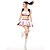 cheap Cheerleader Costumes-Cheerleader Costumes Top Color Block Women&#039;s Performance Sleeveless High Modal