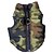 abordables Vêtements pour chiens-Manteaux Gilet Vêtements pour chiots Crânes camouflage Décontracté Quotidien Extérieur L&#039;hiver Vêtements pour Chien Vêtements pour chiots Tenues De Chien Jaune Clair Noir et Violet Rouge orange