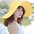 cheap Straw Hat-Women&#039;s Hat Sun Hat White Blue Pink Holiday / Summer / Solid Colored